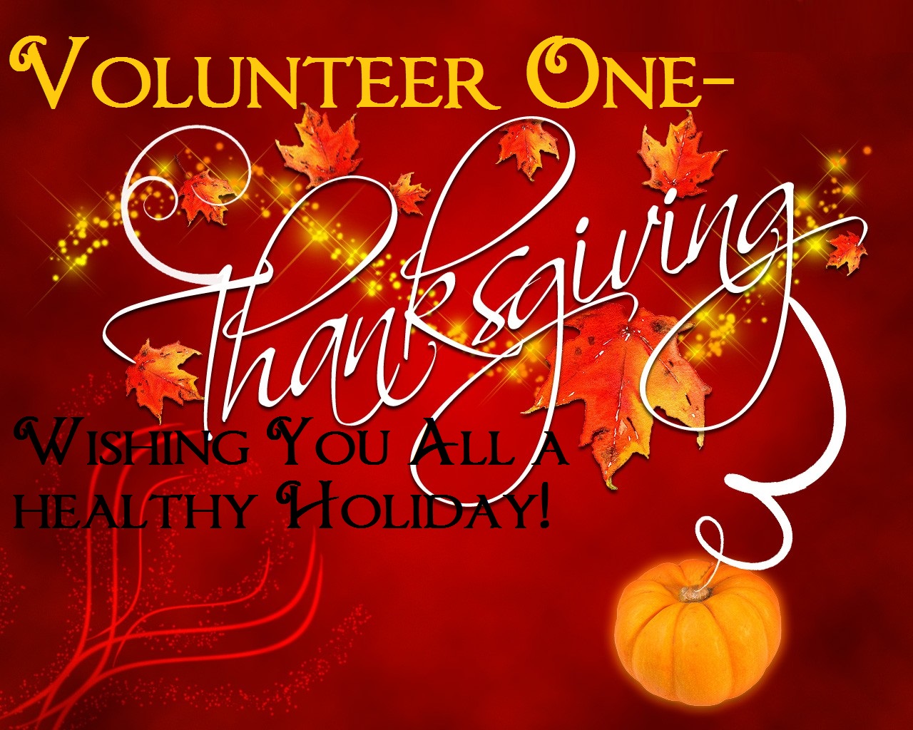 HappyThanksgivingDay Volunteer One Inc /My Charity 4 Kids